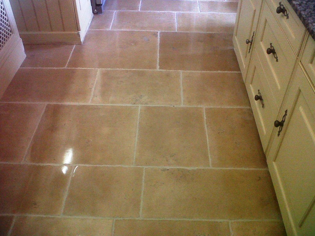 Limestone Floor After