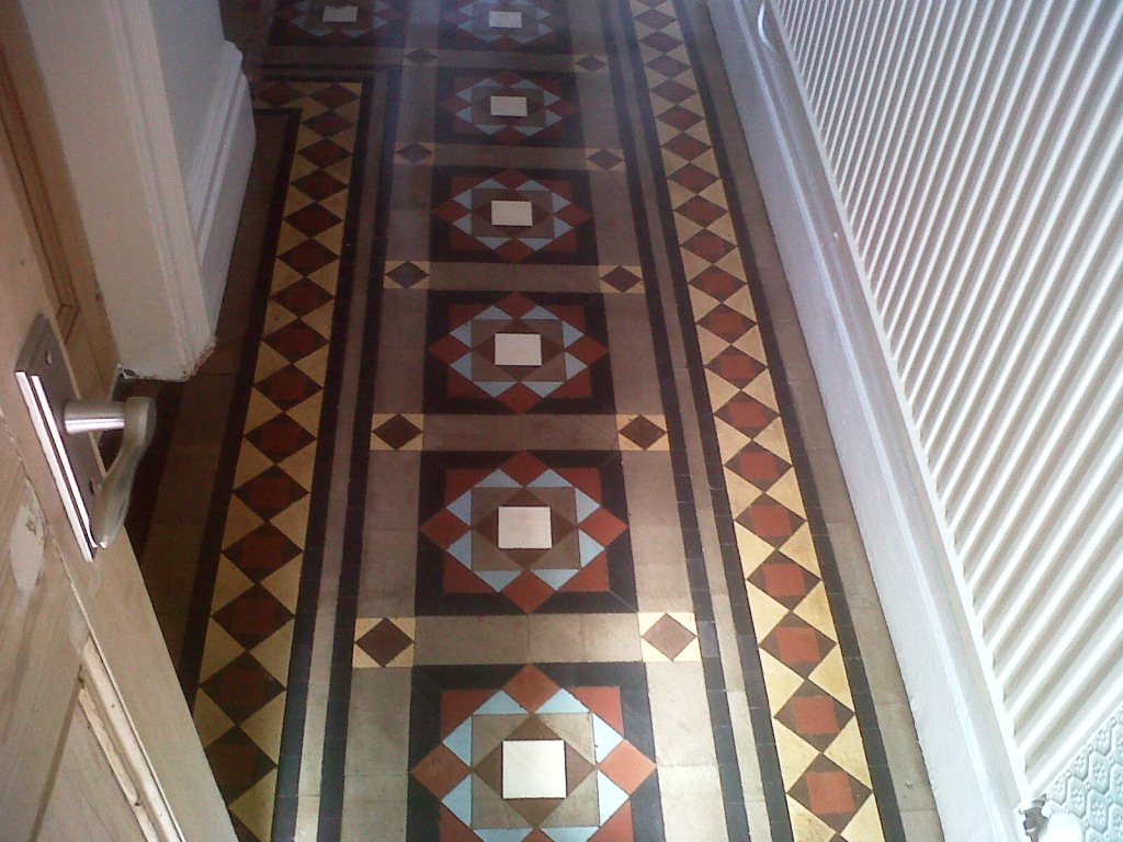 Victorian Tiles Sutton Coldfield After Restoration