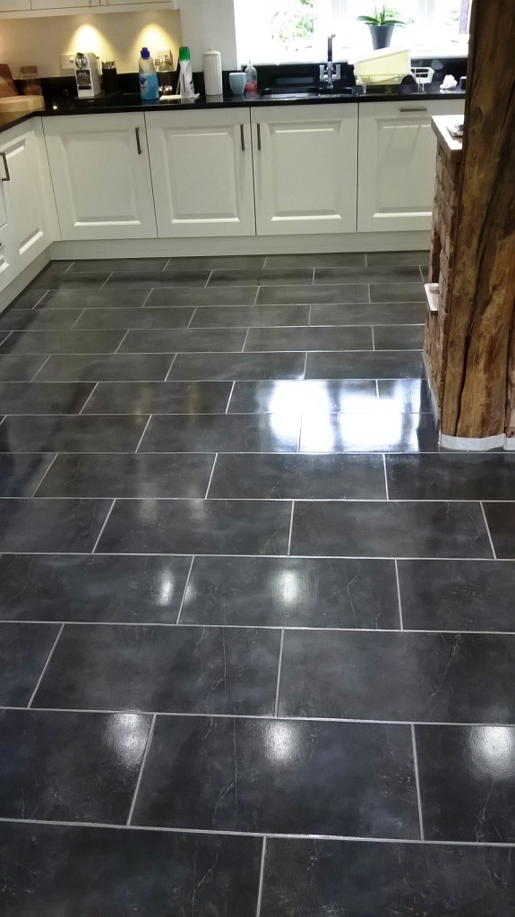 Slate Tiles in Burton on Trent After Cleaning