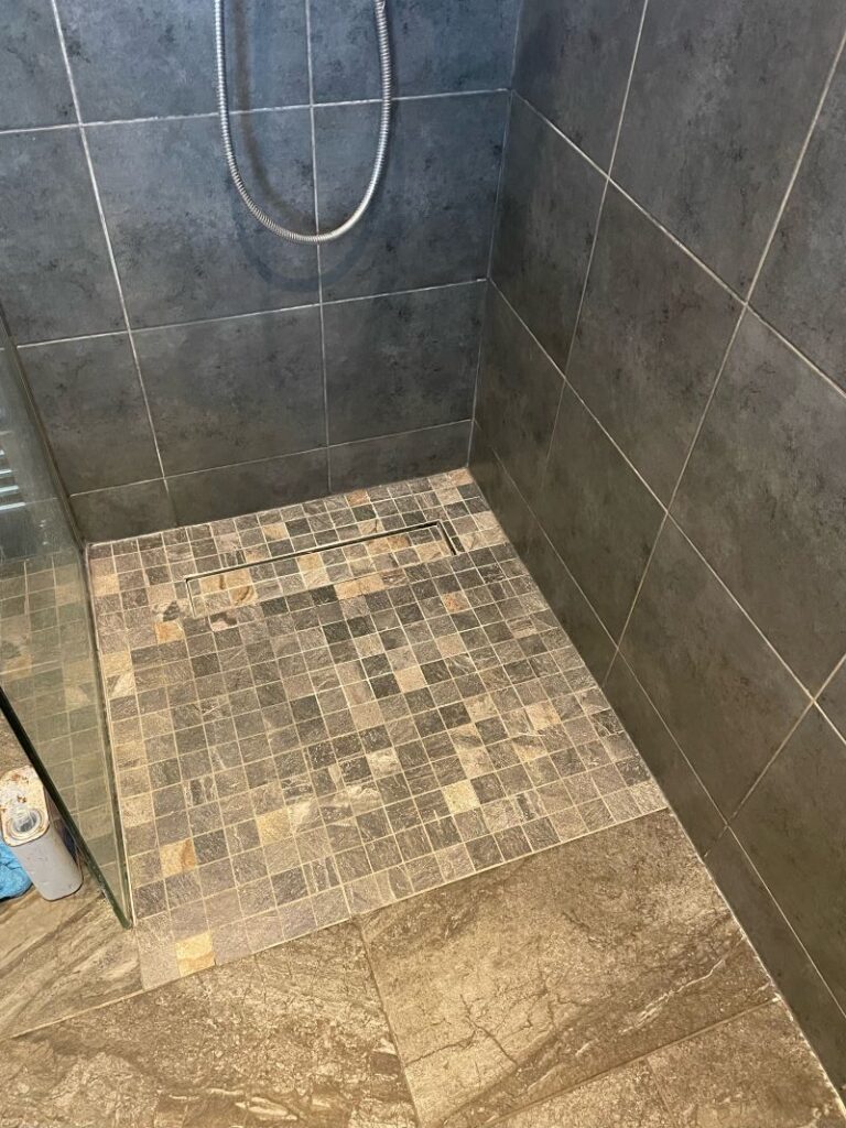 Slate Wet Room Tiles After Cleaning Stafford