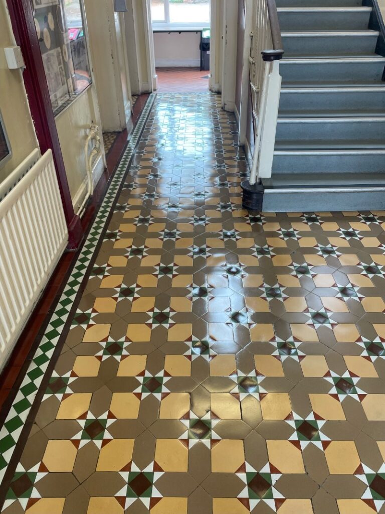 Victorian Hallway Floor After Renovation Lichfield Cathedral School